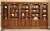 Huntington 5 Piece Bookcase Wall in Antique Vintage Pecan Finish by Parker House - HUN-420-5 - Image 1 of 0