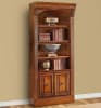 Huntington 5 Piece Bookcase Wall in Antique Vintage Pecan Finish by Parker House - HUN-420-5 - Image 3 of 0
