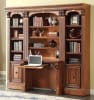 Huntington 4 Piece Small Library Wall with Desk in Antique Vintage Pecan Finish by Parker House - HUN-460-2-4 - Image 1 of 0