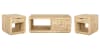 Laguna 3 Piece Rectangular Storage Occasional Table Set in Bleached Natural Finish by Parker House - PH-LAG-KIT-3A-OC - Image 1 of 0
