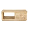 Laguna 3 Piece Rectangular Storage Occasional Table Set in Bleached Natural Finish by Parker House - PH-LAG-KIT-3A-OC - Image 2 of 0