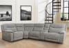 Apollo 4 Piece Reclining Sectional in Weave Grey Fabric by Parker House - MAPO-WVG-4 - Image 3 of 0