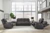 Belmont 2 Piece Zero-Gravity Power Reclining Sofa Set in Autumn Fog Leather by Parker House - PH-MBEL-321P3Z-ATFG - Image 3 of 0