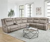 Blake 6 Pieced Manual Reclining Sectional in Desert Taupe Fabric by Parker House - MBLA-PACKA-DTAU - Image 3 of 0