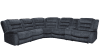 Bolton 6 Piece Manual Reclining Sectional in Misty Storm Fabric by Parker House - MBOL-PACKA-MISS - Image 1 of 0