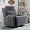 Bowie 2 Piece Power Reclining Set with Power Headrests and USB Ports in Bizmark Grey Fabric by Parker House - MBOW-832PH-BIG-SET - Image 4 of 0