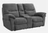 Bryant Power Reclining Console Loveseat in Ruffles Coal Fabric by Parker House - MBRY#822CPH-RFC - Image 4 of 0