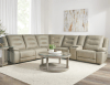 Caldwell Power Swivel Glider Recliner in Tahoe Fog Fabric by Parker House - MCAL#812GSPH-TAFG - Image 5 of 0