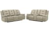 Caldwell 2 Piece Power Reclining Set in Tahoe Fog Fabric by Parker House - MCAL-SET-TAFG - Image 1 of 0
