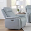 Cascade Power Recliner Chair with Power Headrest in Sea Mist Grey Leather by Parker House - PH-MCAS-812PH-SMGR - Image 2 of 0