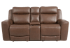 Calgary Power Headrest Power Reclining Console Loveseat in Autumn Umber Leather by Parker House - MCGR#822CPH-ATUB - Image 1 of 0