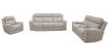 Calgary Power Headrest Power Reclining Sofa in Stone Leather by Parker House - MCGR#832PH-STNE - Image 3 of 0