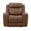 Calgary BUILD YOUR OWN Power Headrest Power Reclining Sectional in Autumn Umber Leather by Parker House - MCGR-BYO-ATUB - Image 4 of 0