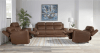 Calgary Power Headrest Power Reclining 2 Piece Living Room Set in Autumn Umber Leather by Parker House - MCGR-SET-ATUB - Image 3 of 0