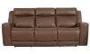 Calgary Power Headrest Power Reclining 2 Piece Living Room Set in Autumn Umber Leather by Parker House - MCGR-SET-ATUB - Image 4 of 0