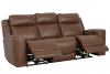 Calgary Power Headrest Power Reclining 2 Piece Living Room Set in Autumn Umber Leather by Parker House - MCGR-SET-ATUB - Image 5 of 0