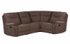 Cooper 4 Piece Reclining Sectional in Shadow Brown Fabric by Parker House - MCOO-4-SBR - Image 1 of 0