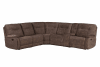 Cooper 4 Piece Reclining Sectional in Shadow Brown Fabric by Parker House - MCOO-4-SBR - Image 2 of 0