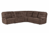 Cooper 4 Piece Reclining Sectional in Shadow Brown Fabric by Parker House - MCOO-4-SBR - Image 3 of 0