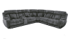 Dalton 6 Piece Power Reclining Sectional in Lucky Charcoal Fabric by Parker House - MDAL-LCH-6 - Image 2 of 0