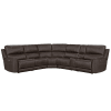 Easton 6 Piece Sectional with Power Headrest & Lumbar in Steamboat Brown Cover by Parker House - PH-MEAS-KIT-6A-P3Z-STBR - Image 4 of 0