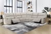 Easton 6 Piece Sectional with Power Headrest & Lumbar in Steamboat Quartz Cover by Parker House - PH-MEAS-KIT-6A-P3Z-STQZ - Image 2 of 0