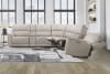 Easton 6 Piece Sectional with Power Headrest & Lumbar in Steamboat Quartz Cover by Parker House - PH-MEAS-KIT-6A-P3Z-STQZ - Image 3 of 0