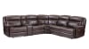 Eclipse 6 Piece Power Reclining Sectional in Florence Brown Leather by Parker House - MECL-PACKA(H)-FBR - Image 2 of 0