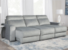Elliot Modular Slider Sofa Chaise in Sterling Fabric by Parker House - MELL-PACK3A-STRL - Image 2 of 0