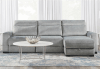 Elliot Modular Slider Sofa Chaise in Sterling Fabric by Parker House - MELL-PACK3A-STRL - Image 4 of 0