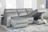Elliot Modular Slider Sofa Chaise in Sterling Fabric by Parker House - MELL-PACK3A-STRL - Image 5 of 0