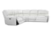 Empire 5 Piece Power Sectional in Verona Ivory Leather by Parker House - MEMP-05-VIV - Image 3 of 0