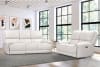 Empire 2 Piece Power Reclining Set in Verona Ivory Leather by Parker House - MEMP-832PH-VIV-SET - Image 1 of 0