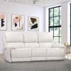 Empire 2 Piece Power Reclining Set in Verona Ivory Leather by Parker House - MEMP-832PH-VIV-SET - Image 3 of 0
