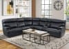 Forum 5 Piece Power Reclining Sectional in Blueberry Leather by Parker House - MFOR-05-BB - Image 2 of 0