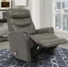 Gemini Manual Swivel Glider Recliner in Ice Leather by Parker House - MGEM#812GS-ICE - Image 1 of 0