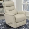 Gemini Manual Swivel Glider Recliner in Ivory Leather by Parker House - MGEM#812GS-IV - Image 1 of 0