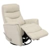 Gemini Manual Swivel Glider Recliner in Ivory Leather by Parker House - MGEM#812GS-IV - Image 3 of 0