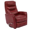 Gemini Manual Swivel Glider Recliner in Rouge Leather by Parker House - MGEM#812GS-ROU - Image 3 of 0