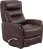 Gemini Swivel Glider Recliner in Truffle Leatherette by Parker House - MGEM-812GS-TRU - Image 1 of 0