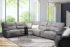 Gladiator 4 Piece Power Reclining Sectional in Sky Fabric by Parker House - MGLA-SKY-4 - Image 5 of 0