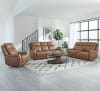 Haywood Power Glider Recliner with Power Headrest in Rich Butternut Leather by Parker House - PH-MHAY-812GPH-BTNT - Image 5 of 0