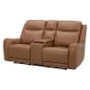 Haywood Power Console Loveseat with Power Headrests in Rich Butternut Leather by Parker House - PH-MHAY-822CPH-BTNT - Image 1 of 0
