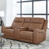 Haywood Power Console Loveseat with Power Headrests in Rich Butternut Leather by Parker House - PH-MHAY-822CPH-BTNT - Image 2 of 0