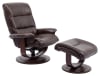 Knight Swivel Recliner with Ottoman in Robust Leather by Parker House - MKNI-212S-ROB - Image 2 of 0