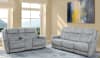Linus Power Zero Gravity Console Loveseat in Hudson Grey Fabric by Parker House - MLIN#822CPHZ-HGY - Image 3 of 0