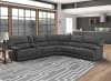 Marathon 6 Piece Power Sectional with Power Headrests and USB Ports in Titanium Fabric by Parker House - MMAR-PACKA(H)-TIT - Image 1 of 0