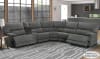 Marathon 6 Piece Power Sectional with Power Headrests and USB Ports in Titanium Fabric by Parker House - MMAR-PACKA(H)-TIT - Image 2 of 0