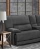 Marathon 6 Piece Power Sectional with Power Headrests and USB Ports in Titanium Fabric by Parker House - MMAR-PACKA(H)-TIT - Image 3 of 0