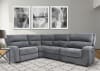Polaris Power Recliner with Power Headrests and USB Ports in Bizmark Grey Fabric by Parker House - MPOL#812PH-BIG - Image 3 of 0